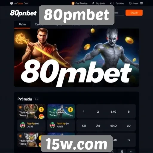 Interface e usabilidade do 80pmbet
